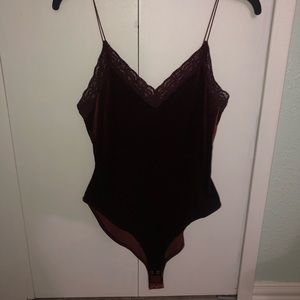 Dark Burgundy Bodysuit